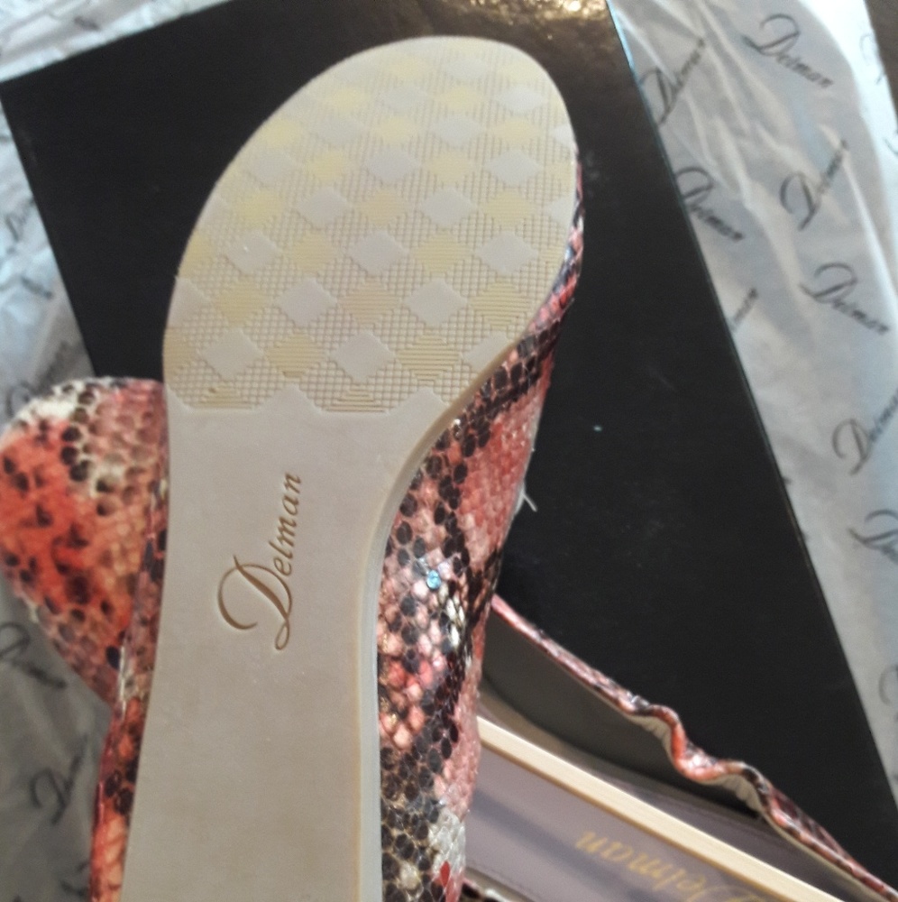 Delman printed python flat - Picture 3 of 3